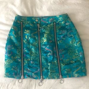 Current mood dragon pattern skirt